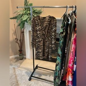 Leopard cocktail dress